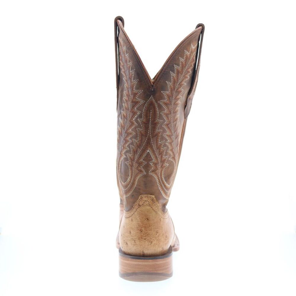 Durango Mens Premium Exotic Full Quill Ostrich Brown Boots (NWT) - Picture 6 of 7